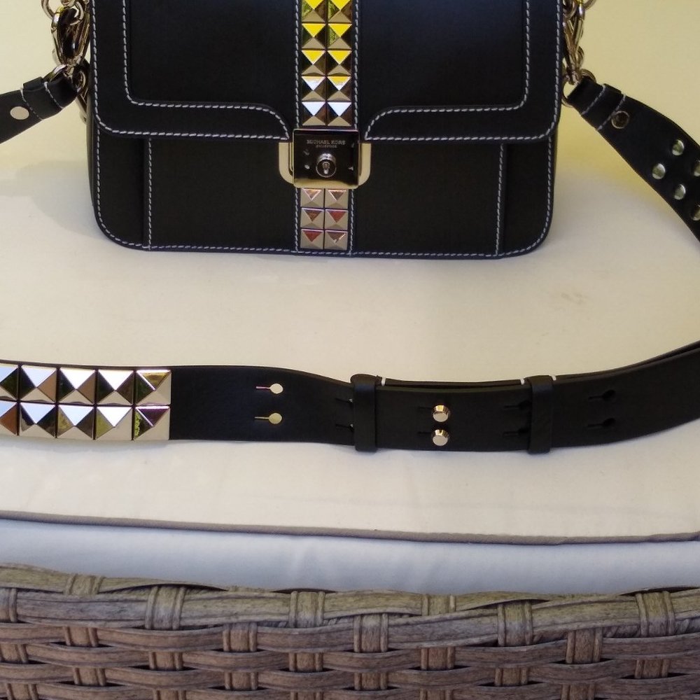 Michael Kors Collection Crawford leather crossbody